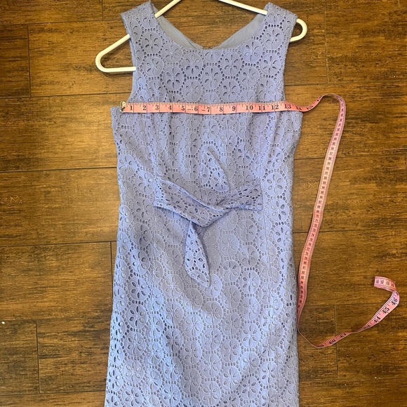 - Lilly Pulitzer Womens Periwinkle Blue
Lined Clarise Shift Dress Size 2 - Picture 4 of 5